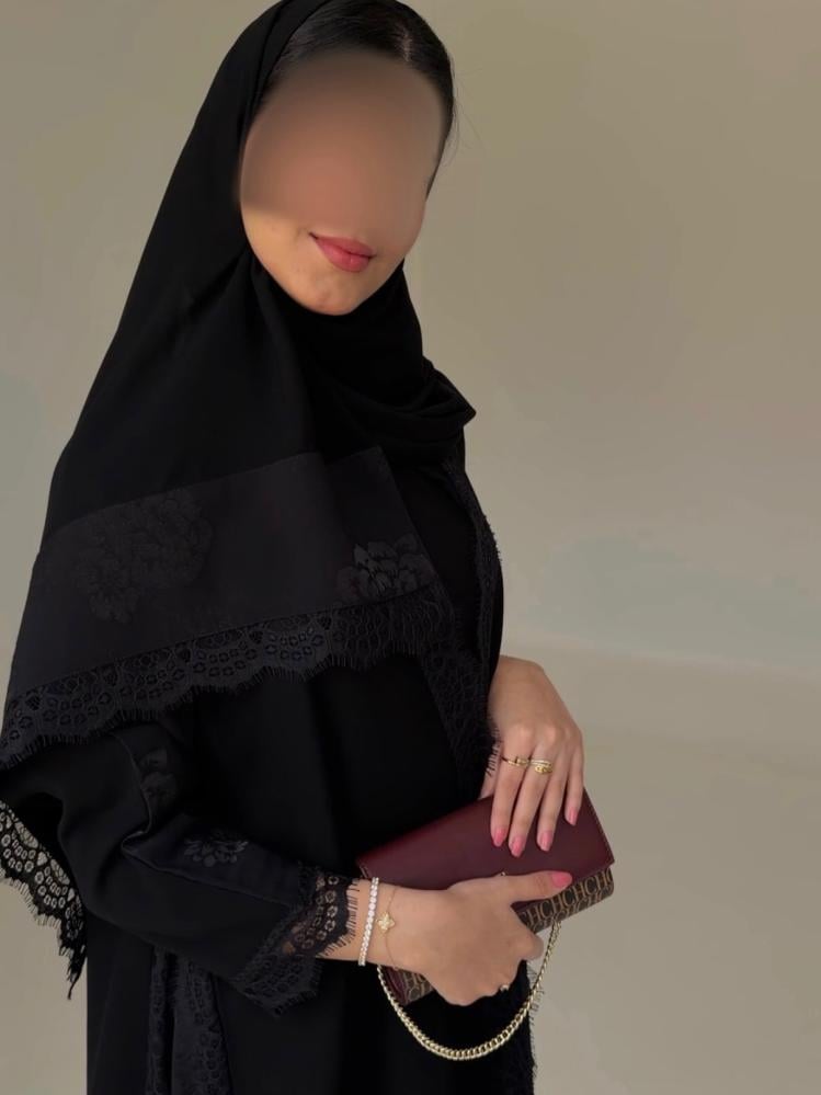 عباية كريب كوباء كوري فاحم تصميم جديدة - متجر أوريا لاين