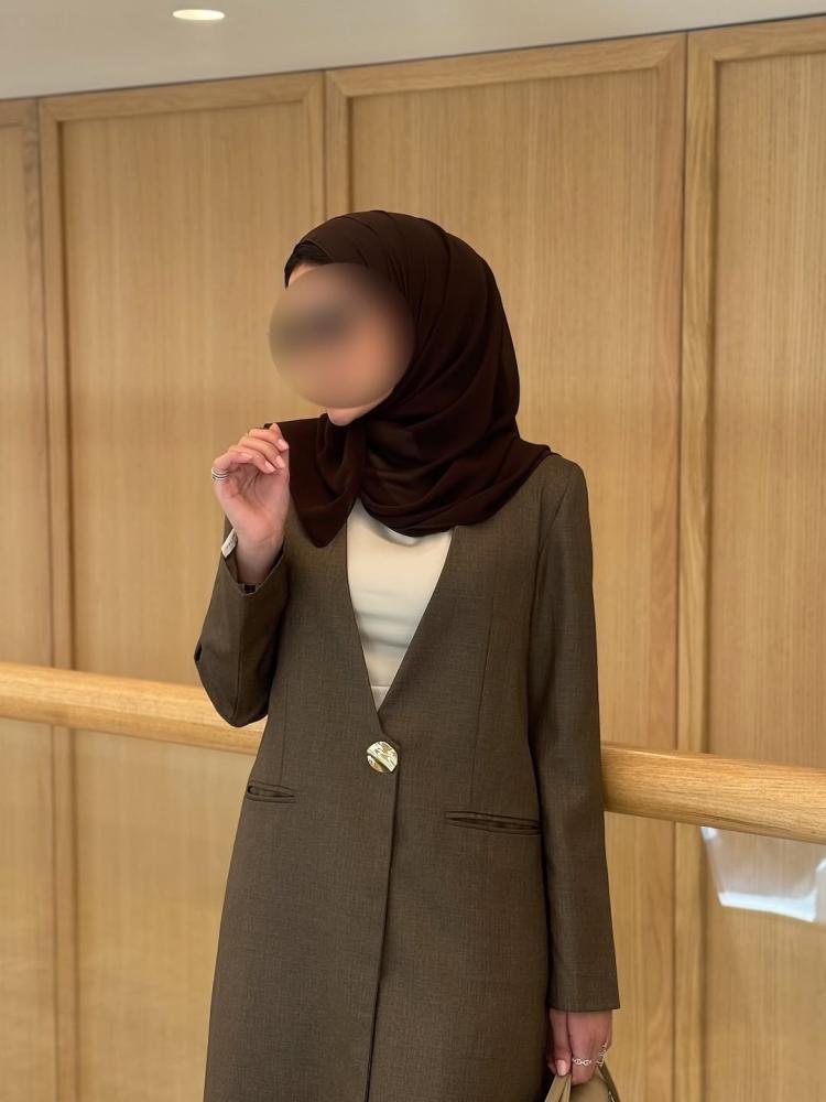عباية بليزر كشخه بزرار ذهبي- متجر أوريا لاين