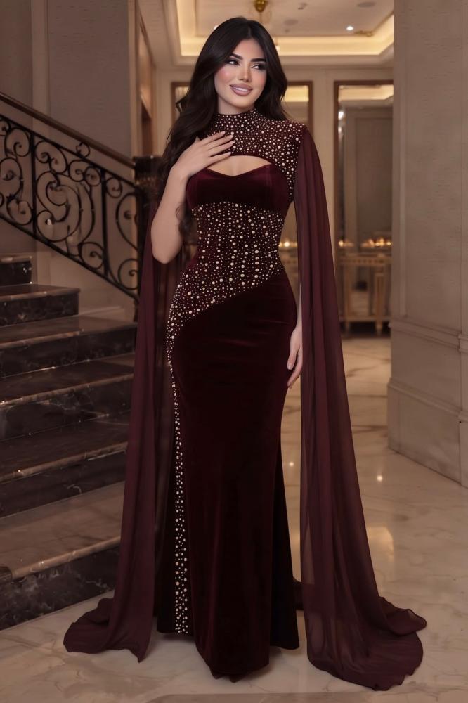 فستان سهره جوخ لول فصوص شيفون كلوش