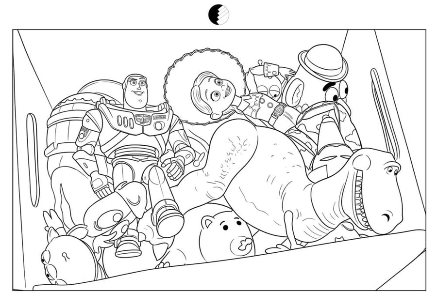 كراسة تلوين Toy Story (رقمي)