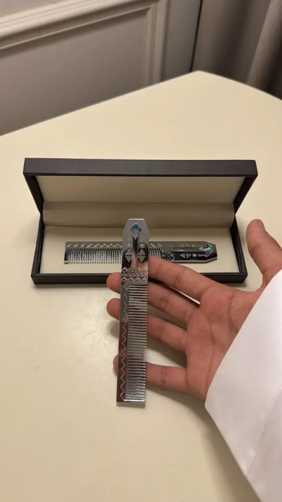 مشط شنب سَـهـم ، لون نيكل