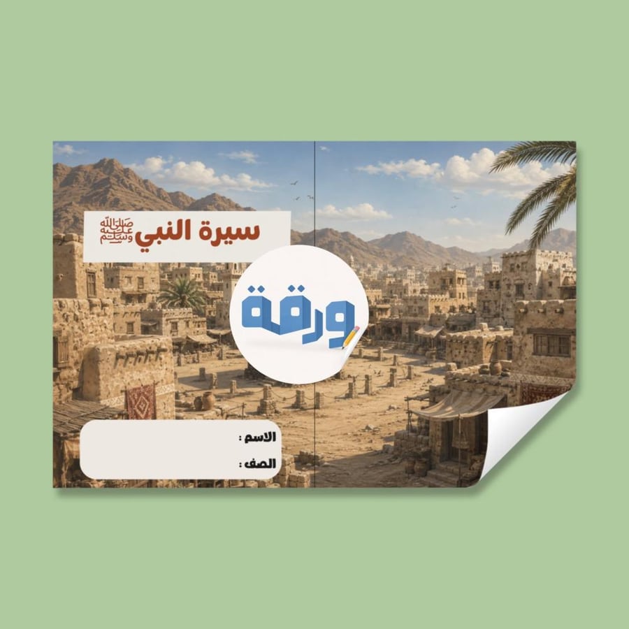 مطوية سيرة النبي - رابع حديث