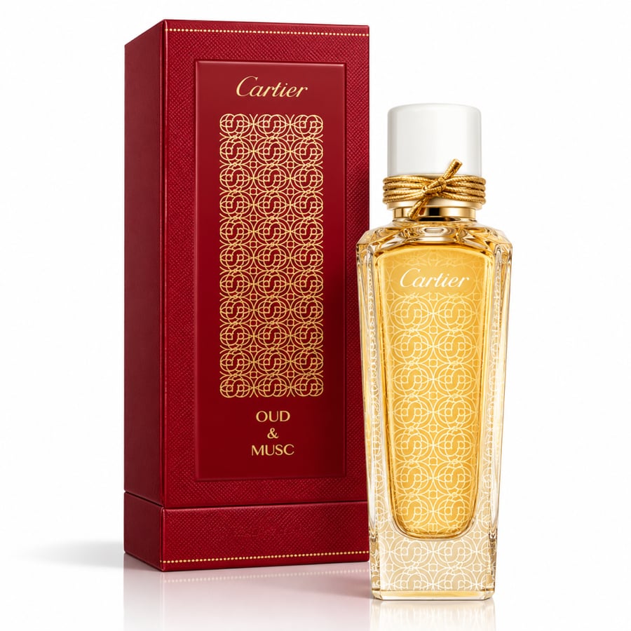 عطر كارتييه عود آند مسك أو دو بارفيوم 75 مل
