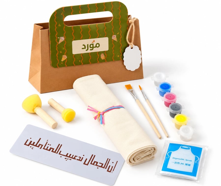 مجموعة الرسم على الحقيبة ٣٠ سم