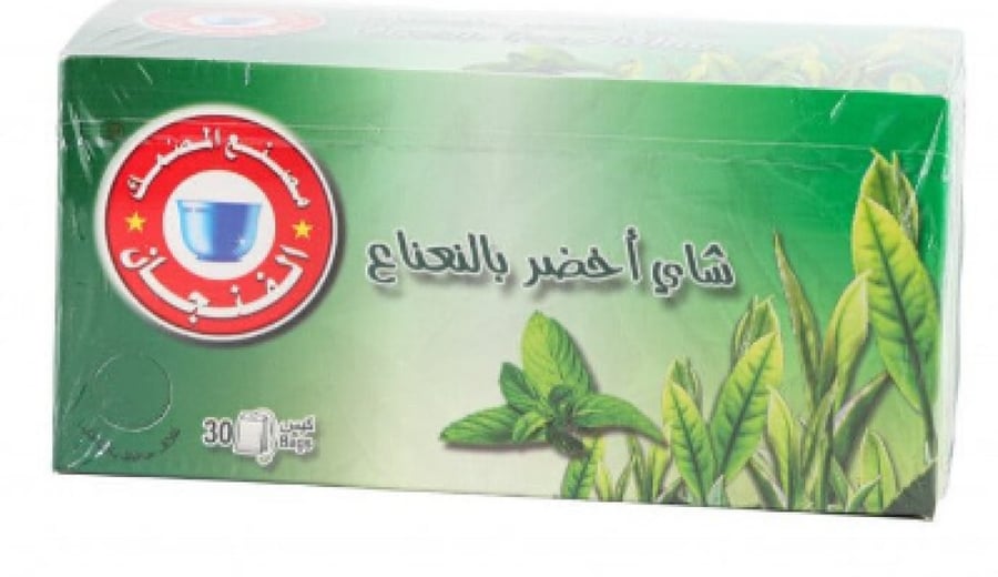 Green tea with mint, Al-Masmak, 30 bags