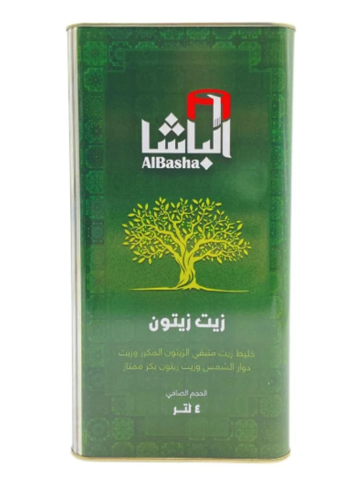 زيت زيتون متبقي الباشا 4 لتر