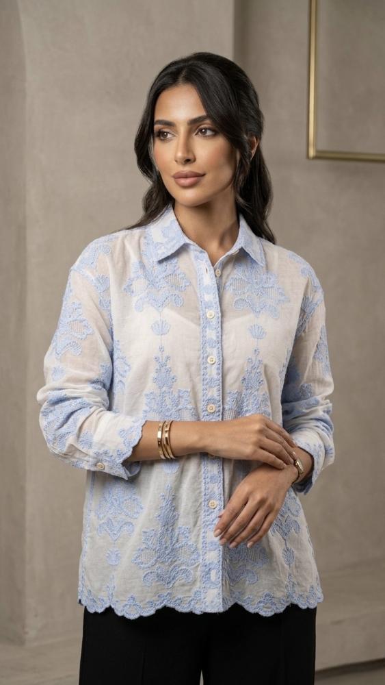 Delicate Tulle Breeze Blouse
