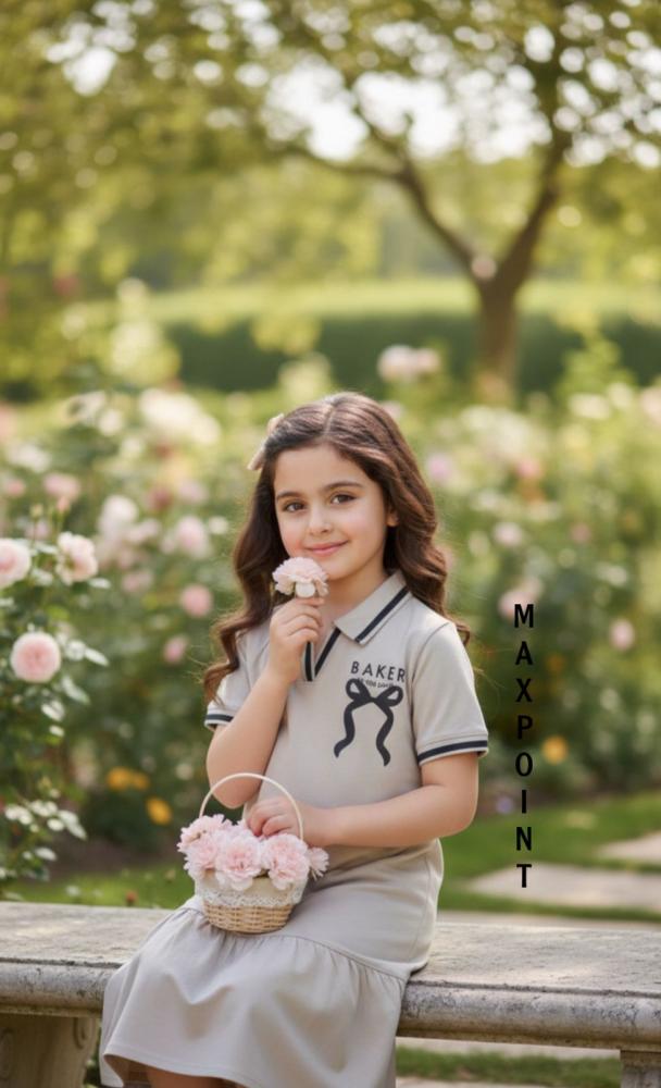 فستان بولو بناتي