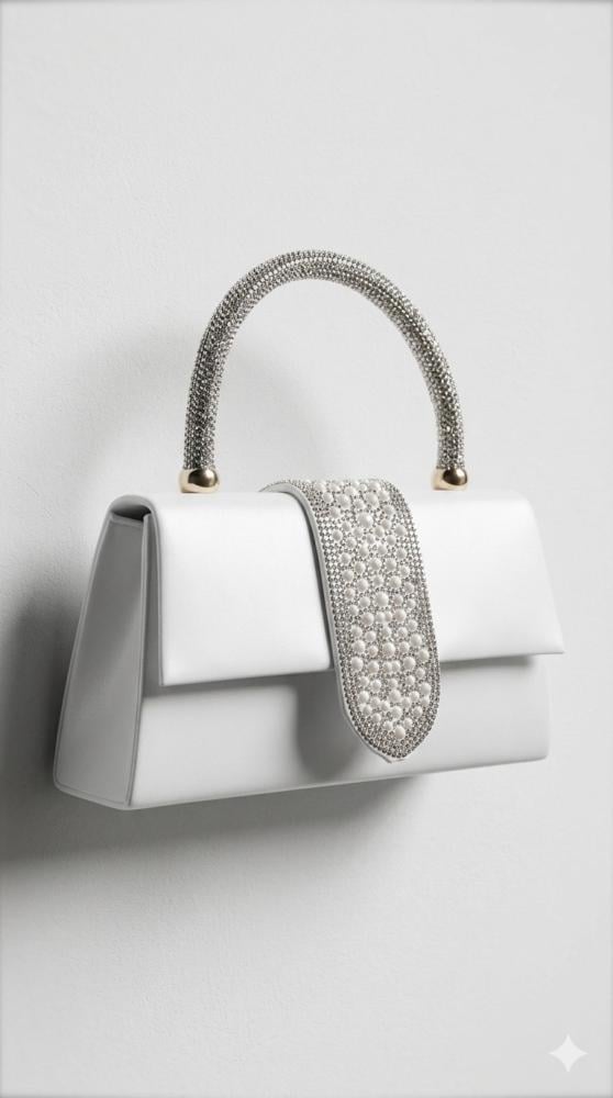 حقيبة السهرة المخملية - عقيق الليل" (Midnight Onyx Clutch)