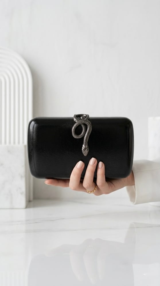 حقيبة "سيربنت" (Serpent Clutch) - الفخامة الغامضة
