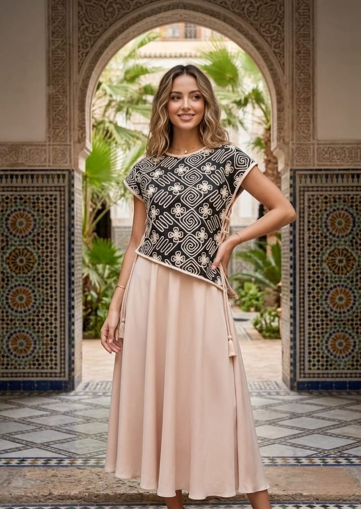 Andalusia embroidered dress