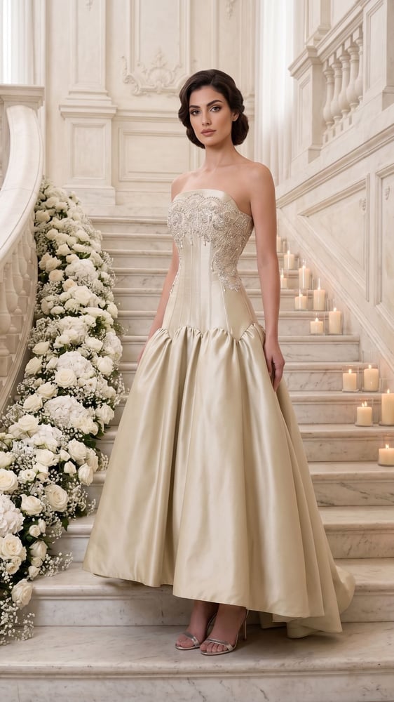 فستان "أوركيد الذهبي" (Golden Orchid Gown)