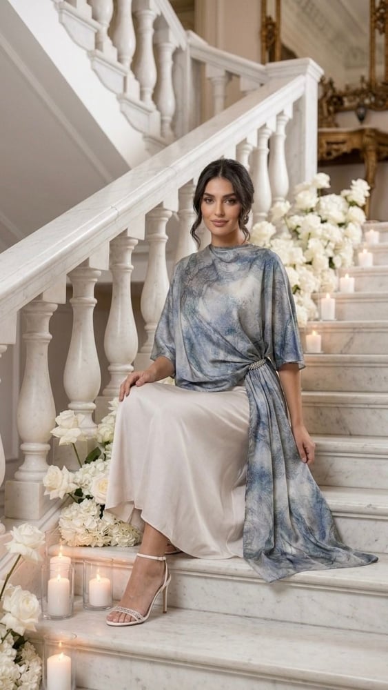 "أثير السحاب" (Cloud Ether Dress)