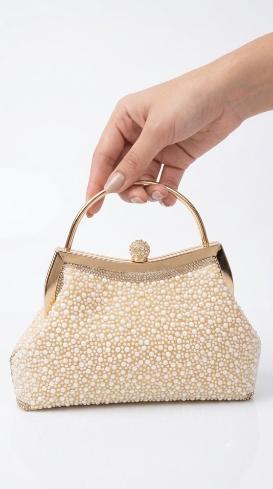 "حقيبة لؤلؤة القصر" (Palace Pearl Clutch)