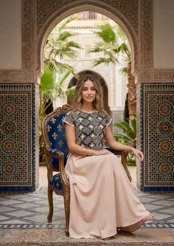 Andalusia embroidered dress