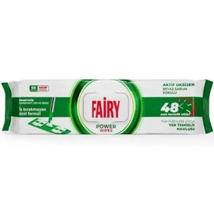 مناديل مبللة لتنظيف الأرضيات - 50 منديلًا - 1 Fairy