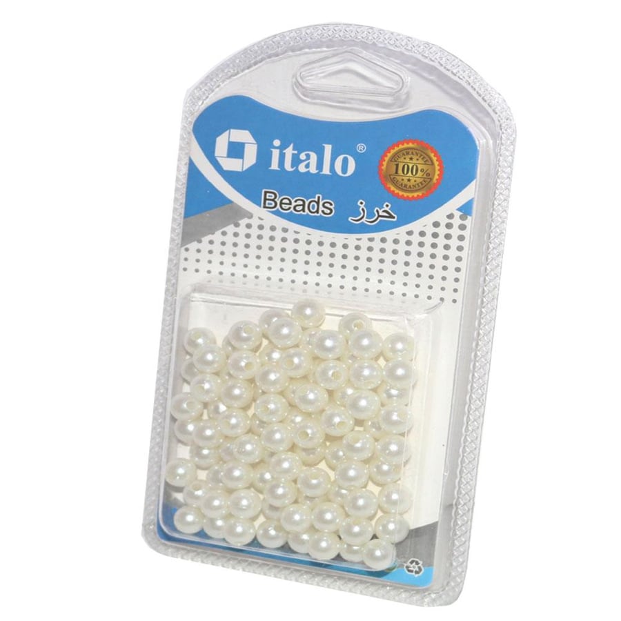 خرز لؤلؤ بلاستيكي متوسط 5 mm موديل 6983568012088