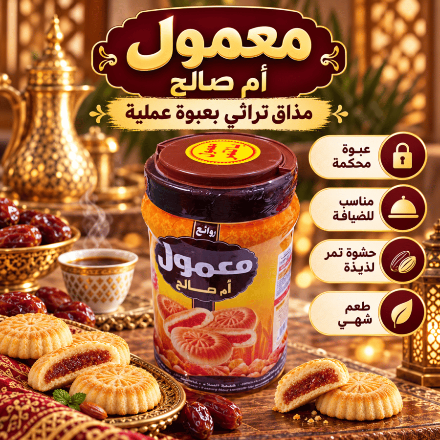 معمول بالتمر ام صالح برطمان 700غ