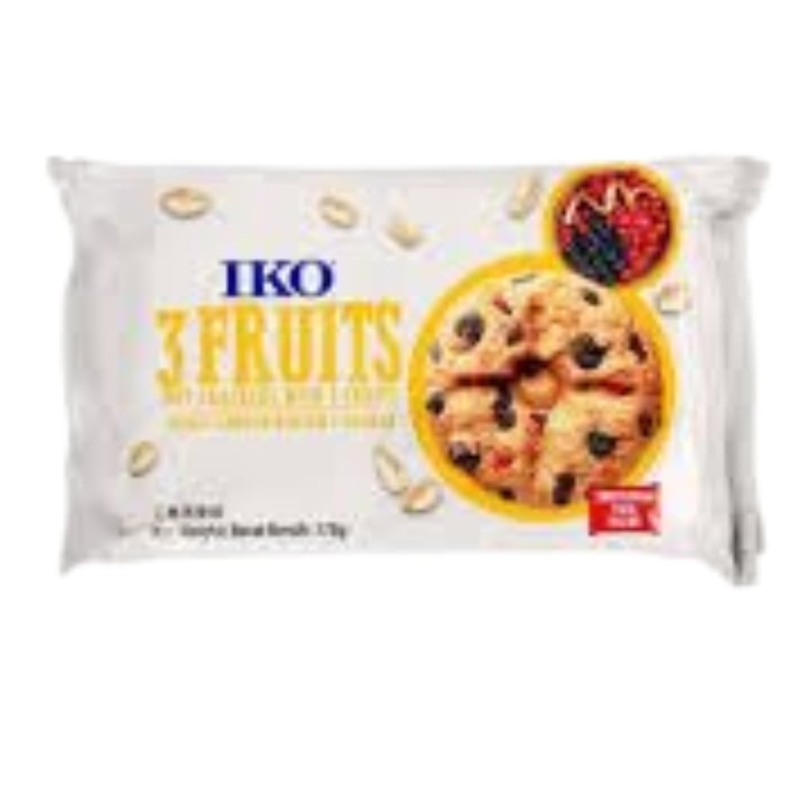 بسكويت الشوفان والفواكه الثلاثة IKO 178 جرام 9556562002965