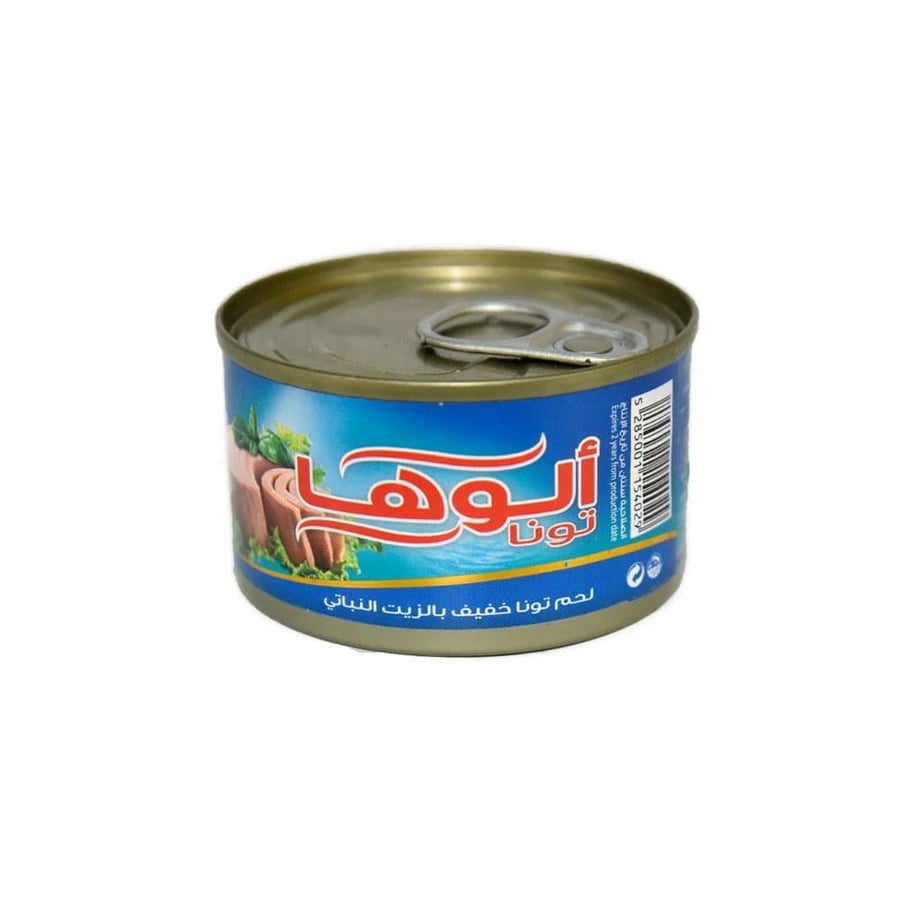 لحم تونا الوها خفيف بالزيت النباتي 100 ج موديل 5285001154029
