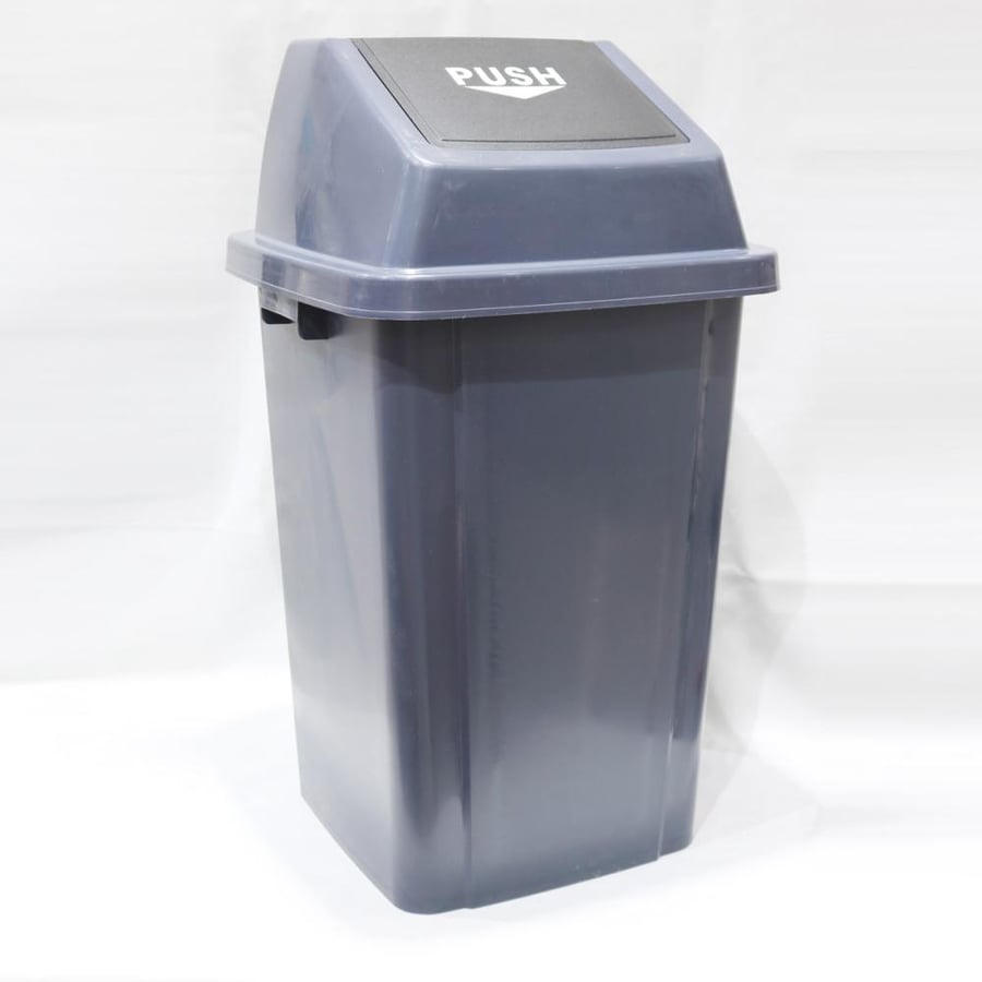 سطل نفايات كبير رصاصي موديل 9623456181997