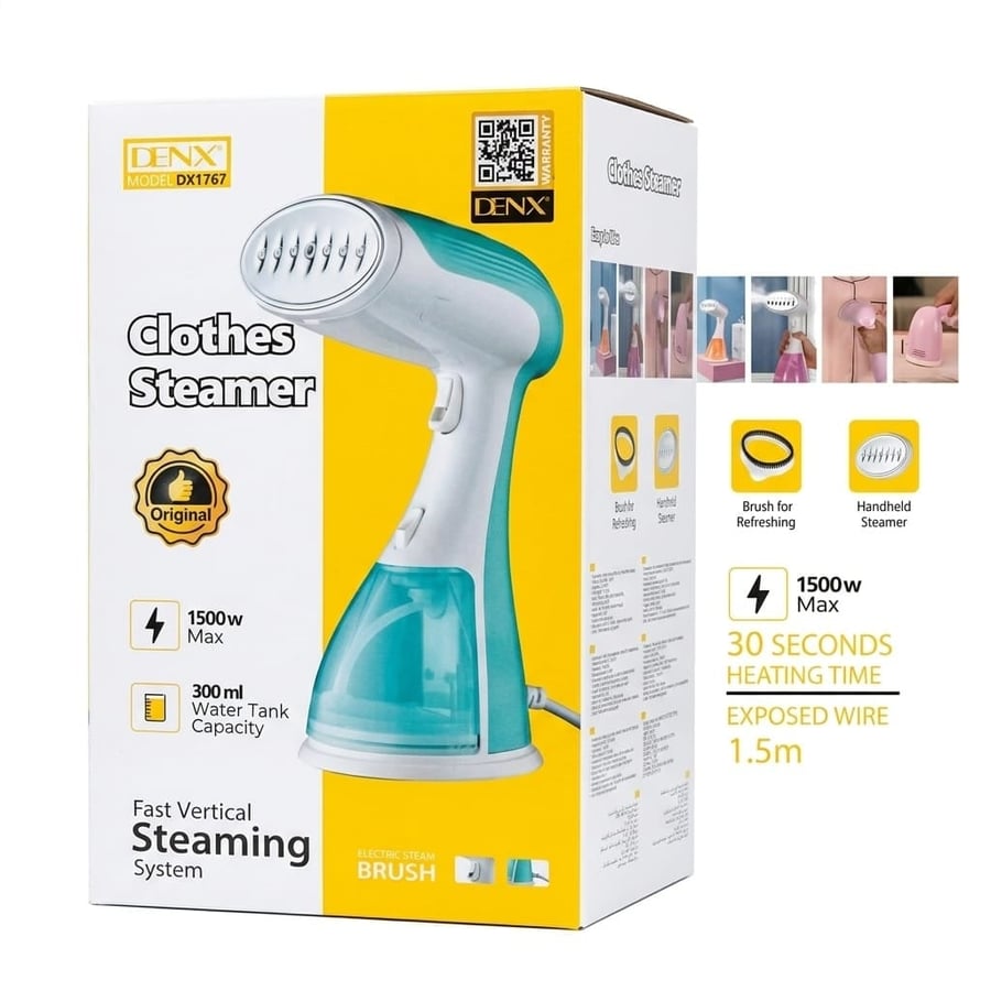 مكواة بخار محمولة للملابس DENX DX1767