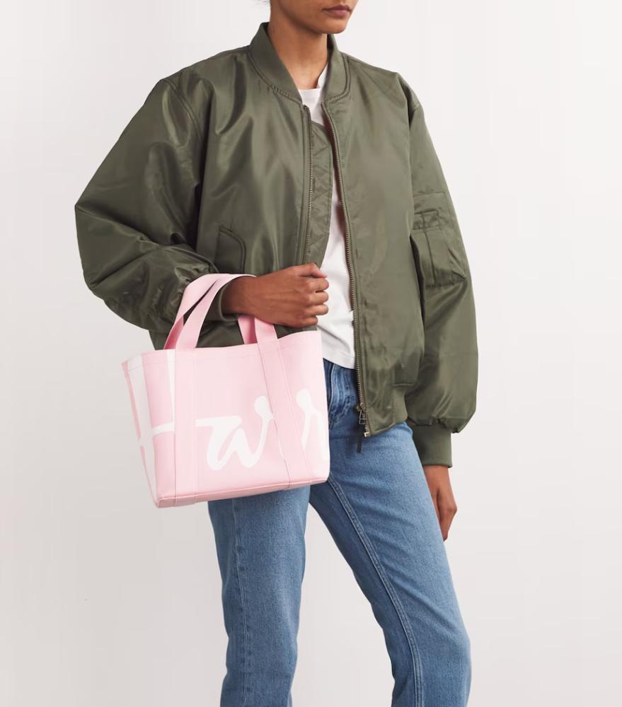 Small Pink harrods tote bag