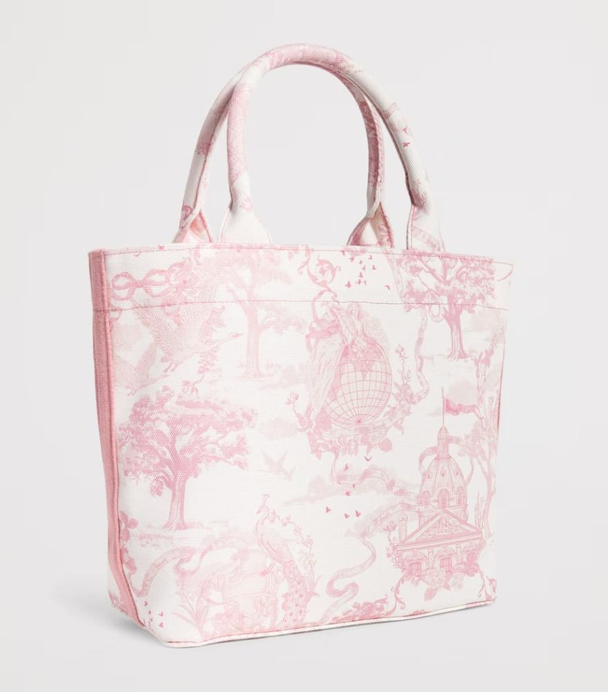 Small pink tote bag