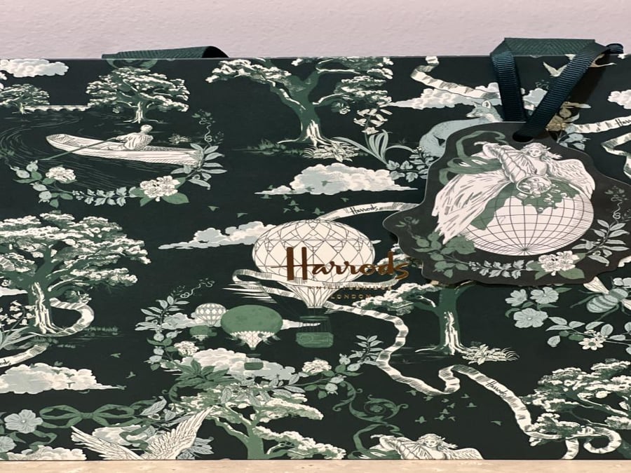 Harrods gift bag