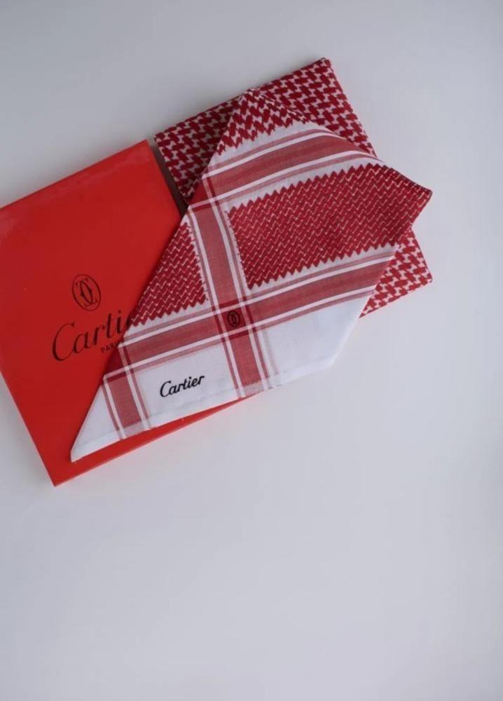 Cartier red shemagh