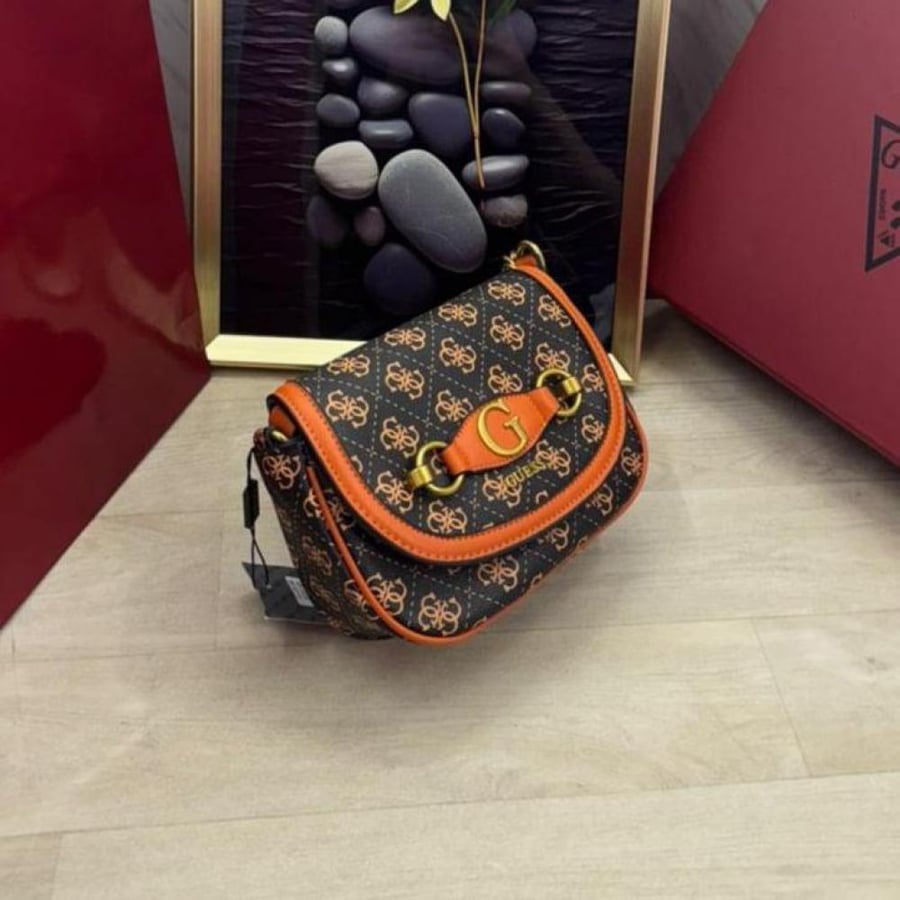Dark gray square body bag