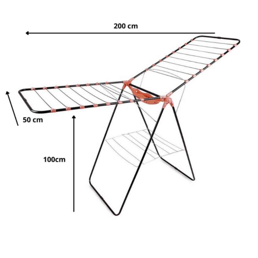 Turkish clothes drying rack, soft, foldable – Model KRT17002