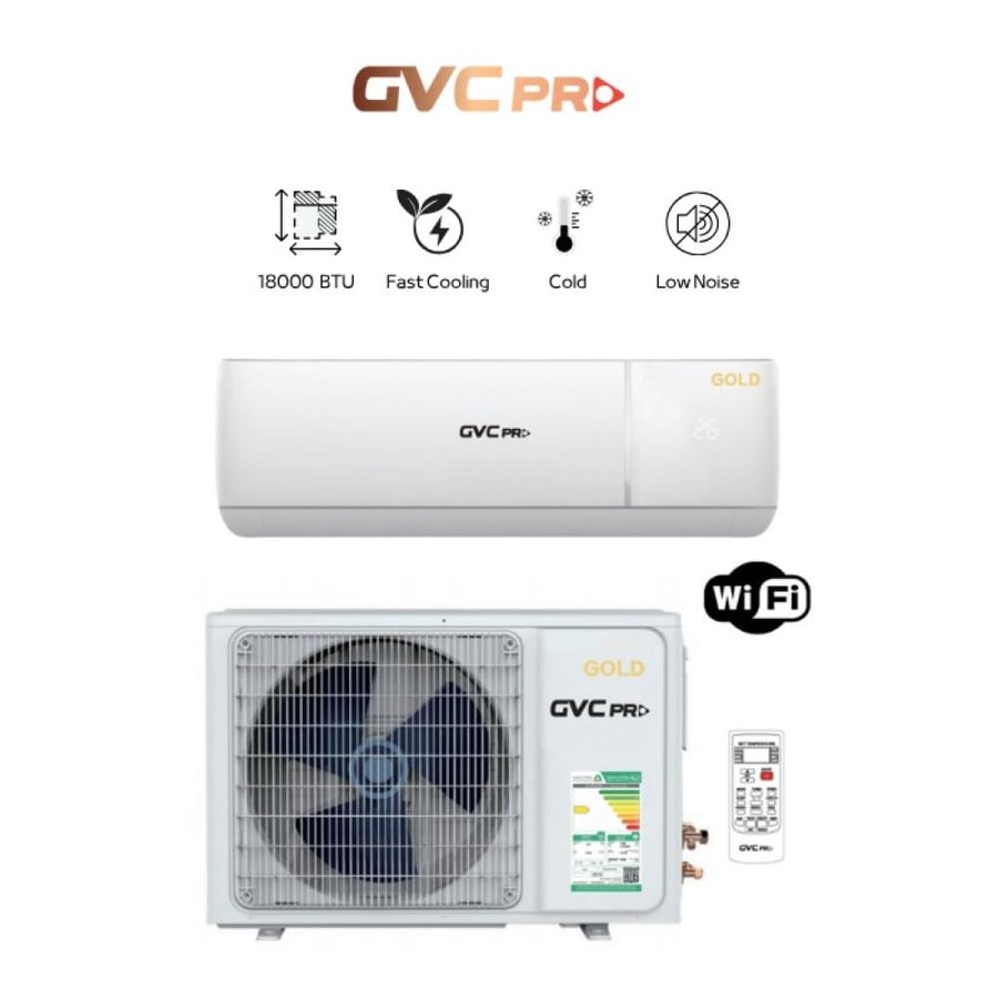 مكيف سبليت جي في سي GVCN-18C/WI GOLD – 18,000 وحدة تبريد