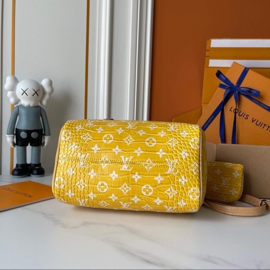 العنوان: شنطة يد Louis Vuitton Yellow Monogram بتصميم Mini