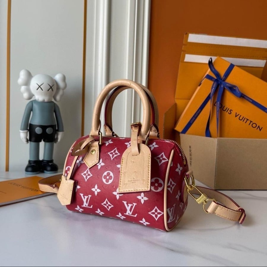 العنوان: شنطة يد Louis Vuitton Red Monogram بتصميم Mini