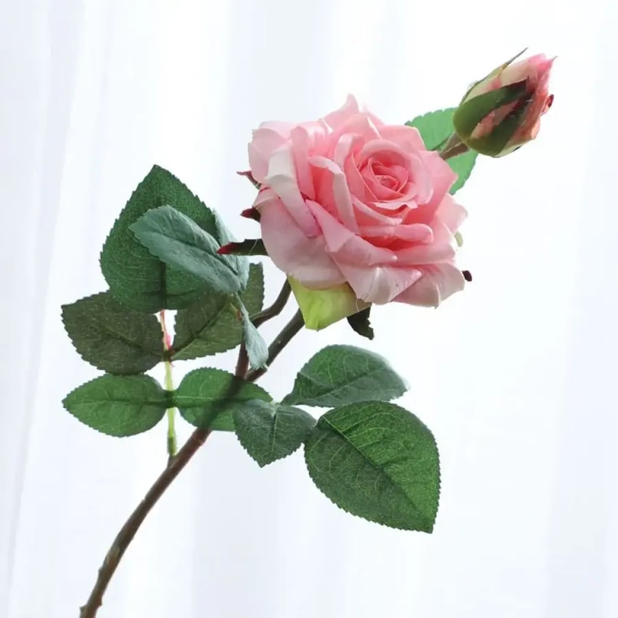وردة حرير صناعية كبيرة للزينة المنزلية والديكور
