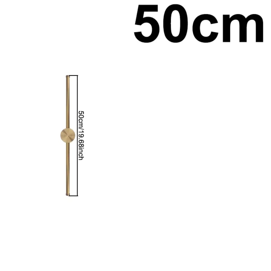 مصباح جداري LED حديث 100/120 سم ذهبي أبيض