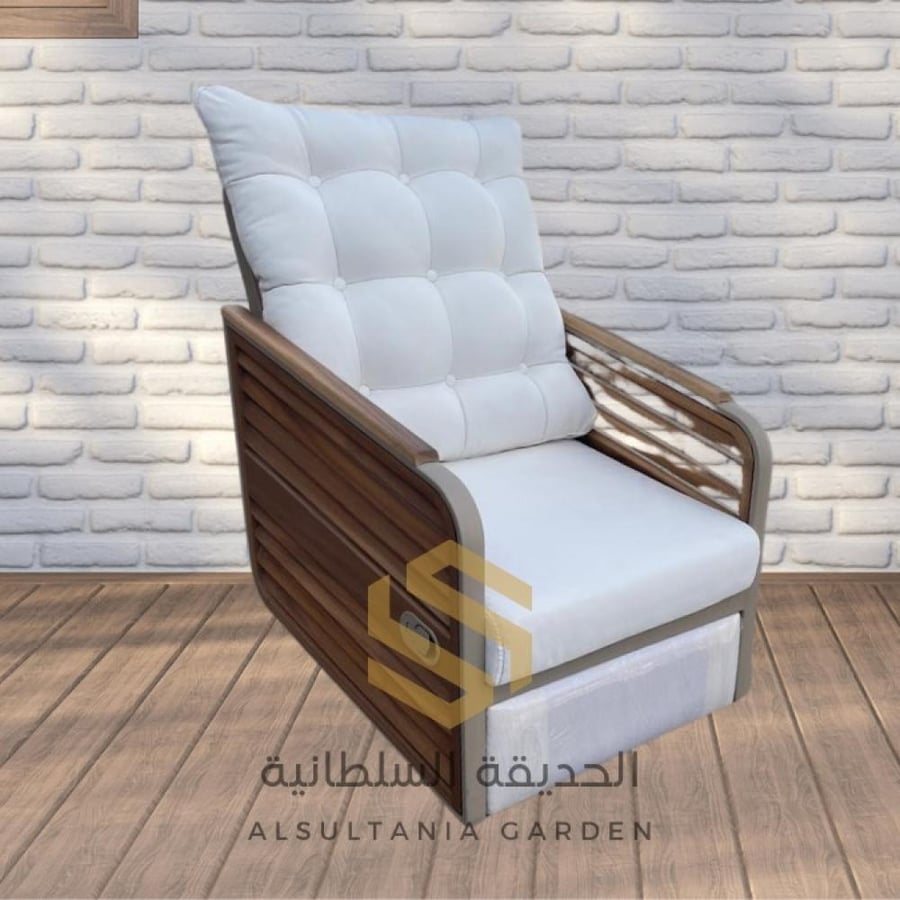 كرسي استرخاء دوار المنيوم