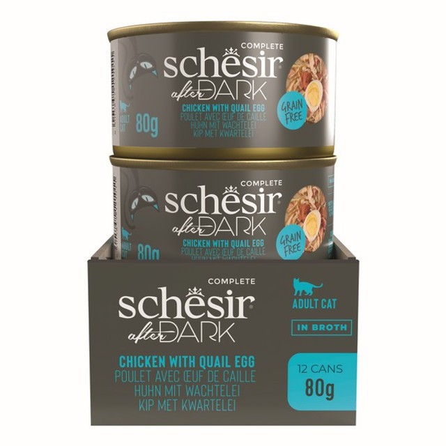 شيزر افتر دارك بالدجاج والبيض 80 جرام   Adult Cat Chicken Egg 80g