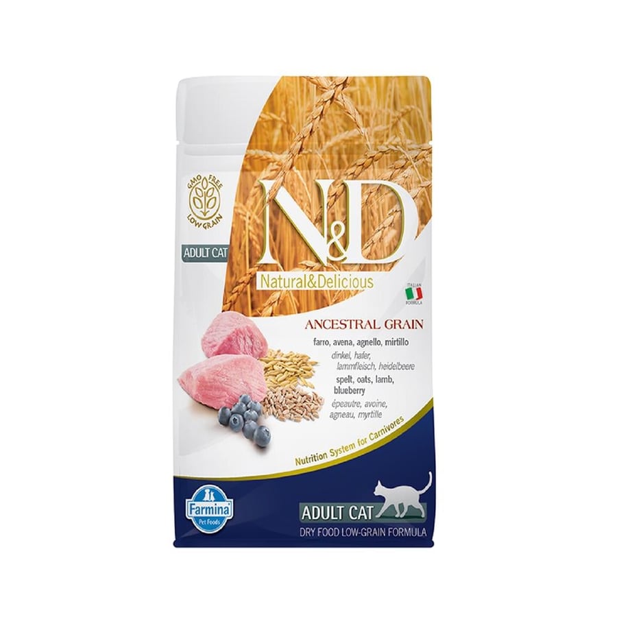 Farmina ND Dry Food for Sterilized Cats with Oats and Lamb