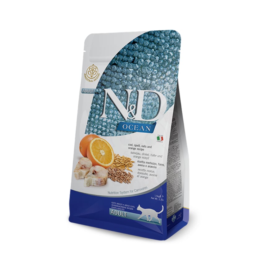 Farmina Dry Food ND for Adult Cats for Brain and Heart Care