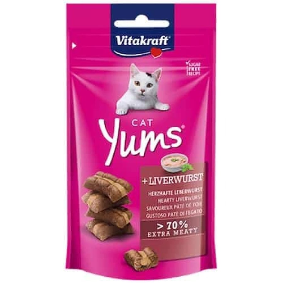 Vitakraft Cat Treats with Salmon Omega 3, 40g