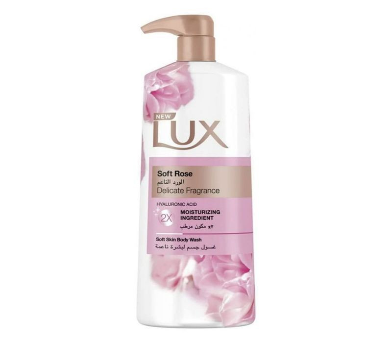 Luxe body wash with soft rose scent, 700ml