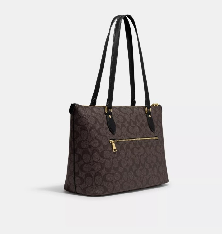 Gallery Tote In Signature Canvas -Coach