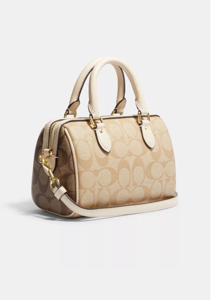 Rowan Satchel In Signature Canvas -Coach