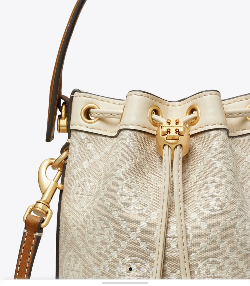 Tory burch-MINI T MONOGRAM BUCKET BAG