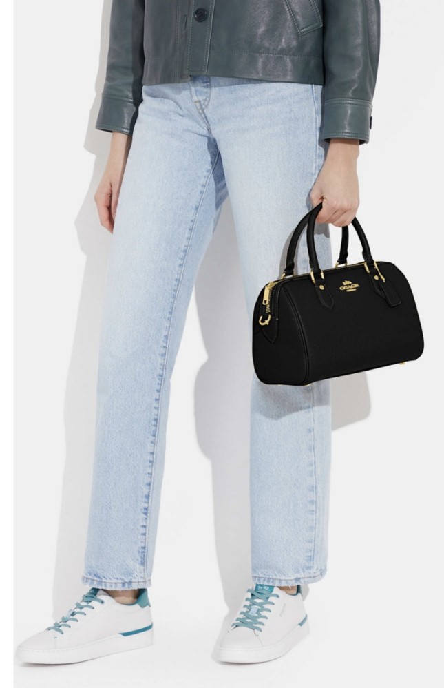 Rowan Satchel In Signature Canvas -Coach