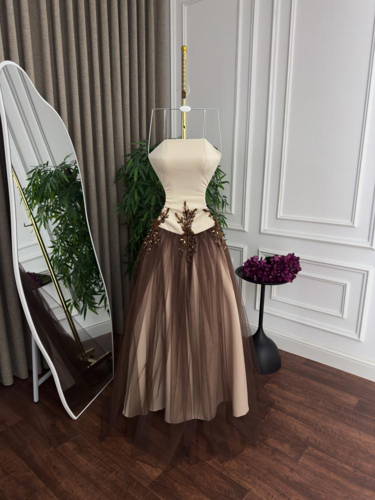 Luxurious and elegant evening dress