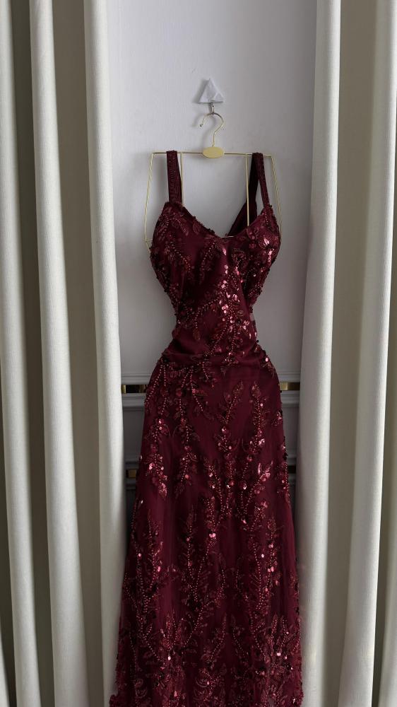 Elegant embroidered evening dress - Hassina dresses