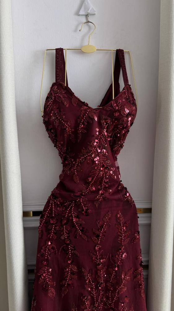 Elegant embroidered evening dress - Hassina dresses